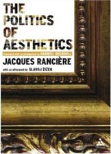 Jacques Rancire, The Politics of Aesthetics, cover image