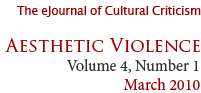 Aesthetic Violence, vol. 4, no. 1, March 2010