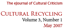 Cultural Recycling, vol. 3, no. 1, March 2007
